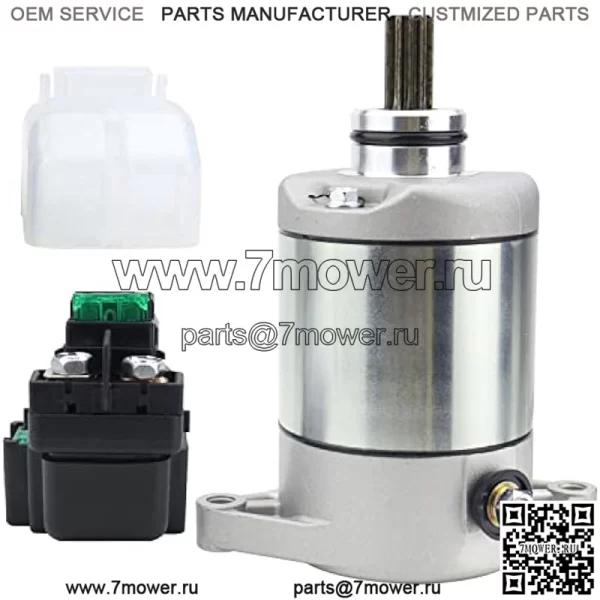 Стартер и реле для Suzuki 02-07 Eiger 400 Auto LT-A400 2WD/4WD ATV, Eiger 400 2WD/4WD LT-F400 2002-2007 31100-38F00 18809 18840 SMU0297 31800-03G00