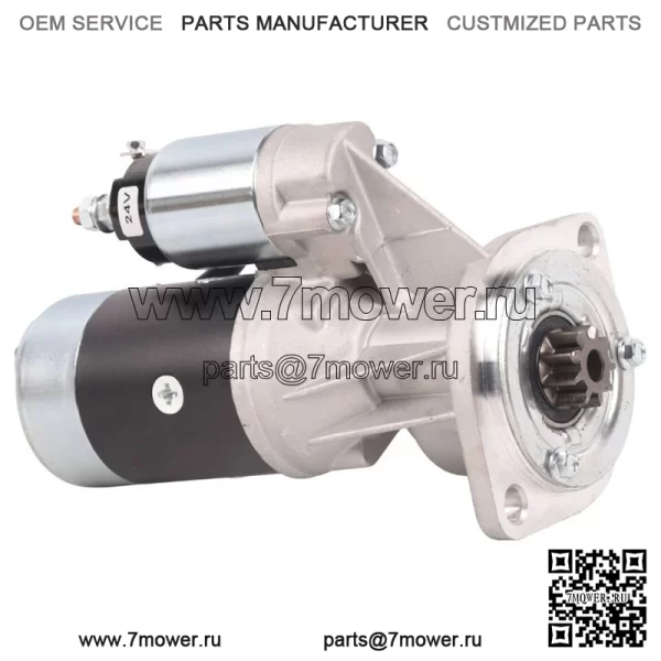 Стартер подходит для дизельного промышленного двигателя Isuzu 4JB1 S24-07 8944234520 18281 24V