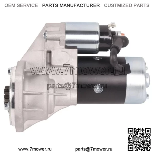Стартер подходит для дизельного промышленного двигателя Isuzu 4JB1 S24-07 8944234520 18281 24V - Image 4