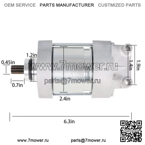 Новый для Yamaha YZF-R1 YZF R1/R1S стартер 2004 2005 2006 2007 2008 - Image 2