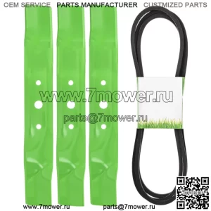 Ремень лезвия комплекта палубы для John Deere L120 L130 GX20250 GY20568 GX20571 48 дюймов