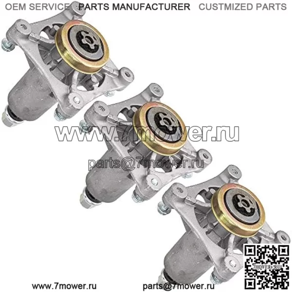 Комплект для восстановления деки для Husqvarna Poulan 54 дюйма Z254 541ZX косилки с нулевым поворотом, лезвие шпинделя, натяжной ремень - Image 2