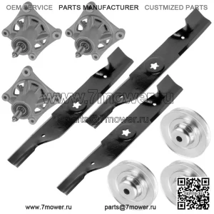 Шкив и лезвие шпинделя для Husqvarna CZ4815 CZ4817 EZ4822 587125201 48 дюймов