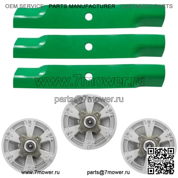Шпиндель и отвал деки для John Deere Z510A Z710A Z910A Z915B Z920 ZTrak 48 дюймов - Image 5