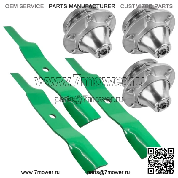 Шпиндель и отвал деки для John Deere F620 F680 F687 ZTrak 48 дюймов 54 дюйма 60 дюймов - Image 4