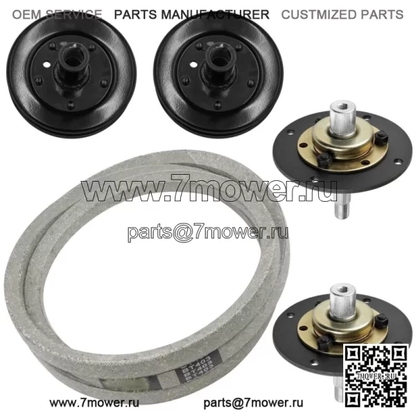 717-0906 717-0906A 917-0906 Шпиндель деки со шкивом и ремнем для Ryobi