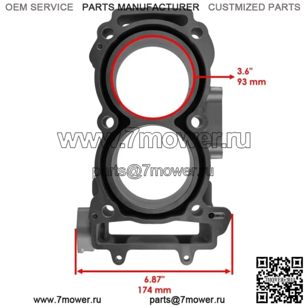 Комплект цилиндров и прокладок для Polaris RZR XP 1000 2017-2022/ RZR XP 4 1000 2017-2022 (для: Polaris) - Image 3