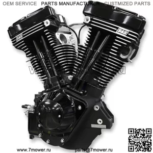 Black Edition 111-дюймовый двигатель V111 Evolution Evo с длинным блоком двигателя Harley Chopper (для: Harley-Davidson)