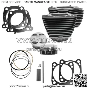 Комплект поршня цилиндра большого диаметра Cycle M8 107 дюймов 124 дюйма Harley Touring Softail 17-20 (для: Harley-Davidson)