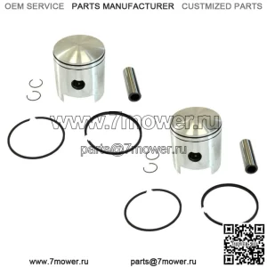 Комплекты из 2 поршней для Polaris TX 340 500, стандартный диаметр 62 мм, 1972, 1973, 1974, 1975, 1976 гг.