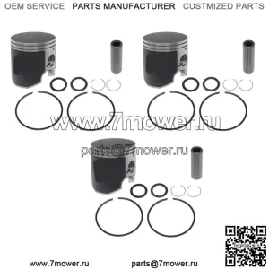 Комплекты из 3 поршней для Yamaha Many 1999-2005 гг., 1200 PWC STD, диаметр цилиндра 80 мм
