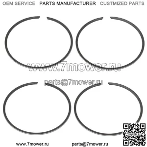 Комплект из 2 поршневых колец для Yamaha Many 1998-2005 гг., 800 STD, диаметр цилиндра 80 мм