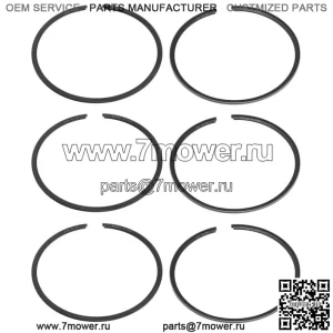 Комплекты из 3 поршневых колец для Polaris Many 1996-1999 1050 PWC, стандартный диаметр 81 мм