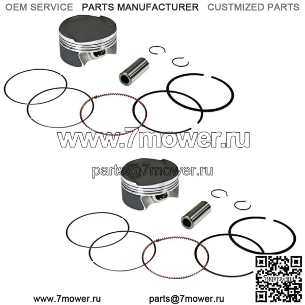 Комплект из 2 поршней для Can-Am 2011-2018 1000, стандартный диаметр 91 мм