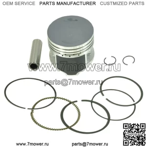 Поршневой комплект подходит для многих моделей Honda ATC200 1981-1986 гг., диаметр .060, диаметр цилиндра 66,5 мм.