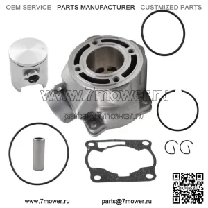 Цилиндр для Yamaha YZ85 YZ 85 2002-2018 годов, комплект колец, прокладка поршня, верхний конец