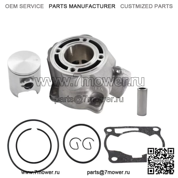 Цилиндр для Yamaha YZ85 YZ 85 2002-2018 годов, комплект колец, прокладка поршня, верхний конец - Image 2