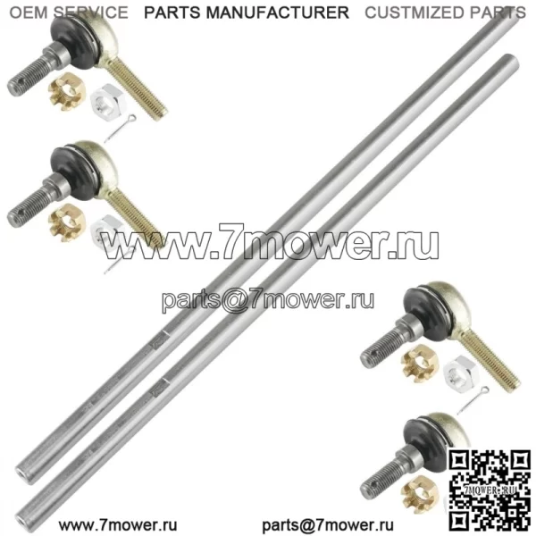 Подходит для Polaris Sportsman 1000 Tie Rod End и Tie Rod Kit 2015 2016 - 2021 2 Set (для: Polaris)