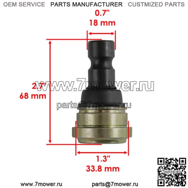 2 Передняя подвеска Нижний или верхний шаровой шарнир для Polaris RZR XP 4 1000 2014-2020 (для: Polaris) - Image 2