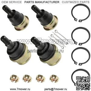 2 Передний нижний верхний шаровой шарнир, совместимый с John Deere Xuv Gator 625I 825I Gas