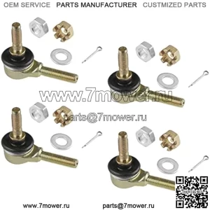 Два комплекта наконечников рулевой тяги, совместимые с Kawasaki Kvf400A Kvf400C Prairie 400 4X4 1997, 1998, 1999, 2000 годов