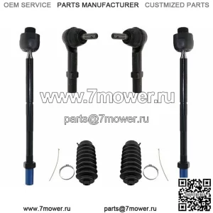 Для 2007-2013 Silverado 1500 Комплект наконечников рулевой тяги Detroit Axle 24519GF (Для: Silverado 1500)