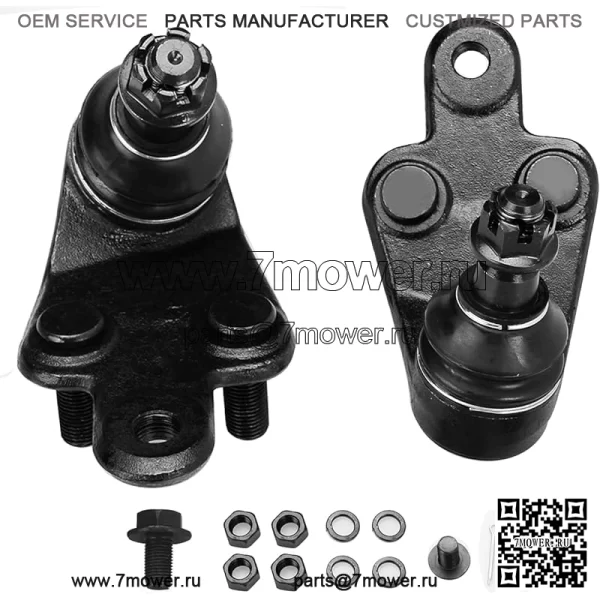 Комплект из 2 передних нижних шаровых шарниров K500043 K500044 для Toyota Avalon 2005-2018, Camry 2007-2017, запрессованные шаровые шарниры передние нижние для Lexus ES300h 2013-2018, ES350 2007-2018