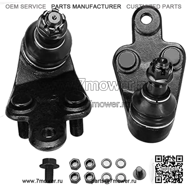 Комплект из 2 передних нижних шаровых шарниров K500043 K500044 для Toyota Avalon 2005-2018, Camry 2007-2017, запрессованные шаровые шарниры передние нижние для Lexus ES300h 2013-2018, ES350 2007-2018 - Image 2