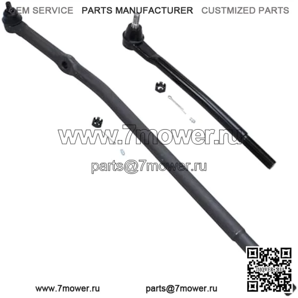 Комплект передней подвески 2WD из 10 частей для Ford F-250 F-350 Super Duty Excursion 2000 2001 2002 2003 1999-2004 гг., 4 верхних нижних шаровых шарнира, 4 внутренних и внешних рулевых тяги, 2 сменные тяги стабилизатора поперечной устойчивости - Image 3
