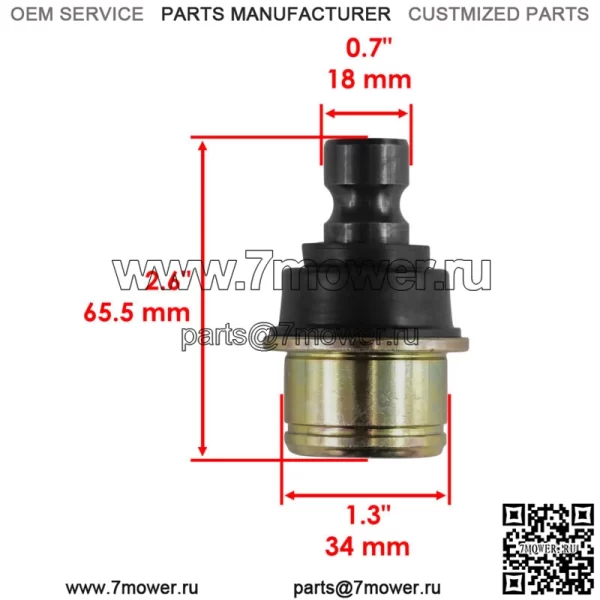 Шаровой шарнир передней подвески для Can-Am 706202045 706201393 706201576 - Image 2