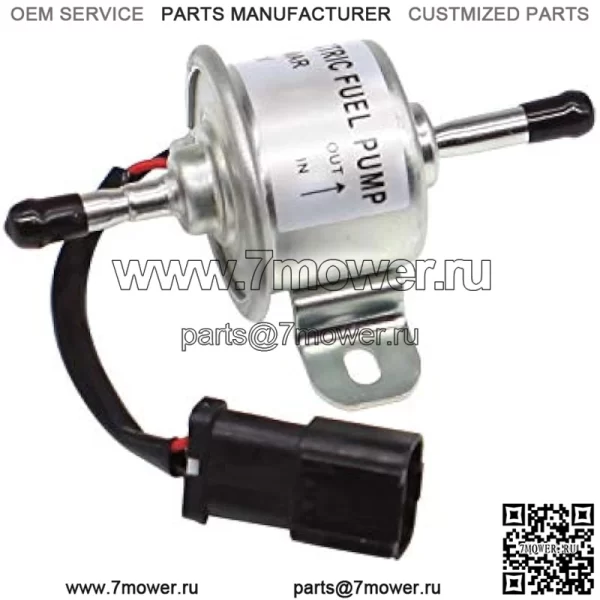 485510011 129612-52100 129412-52100 Топливный насос с черной вилкой 12 В для John Deere 1023E 1026R 2027R 3038E 332 430 655 790 856 990 2020 2520 3203 3520 3720 4105 Янмар 4ТНВ88 4ТНВ94 4ТНВ98 - Image 2