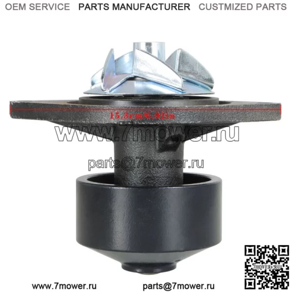 Водяной насос для стальной крыльчатки Dodge RAM 5.9L 6B B5.9 4B 89-06 Qsb ISB - Image 3