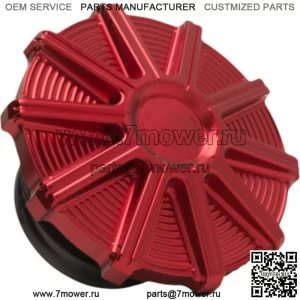 Red, винт заготовки калибра 10 в вентилируемой крышке бензобака Harley Big Twin XL 96+ (для: Harley-Davidson)