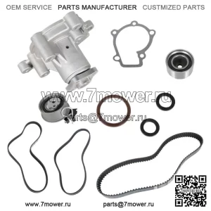Комплект ремня ГРМ Gates HTD, водяной насос для Hyundai Kia 2005-2010 2.0L G4GC G4GF