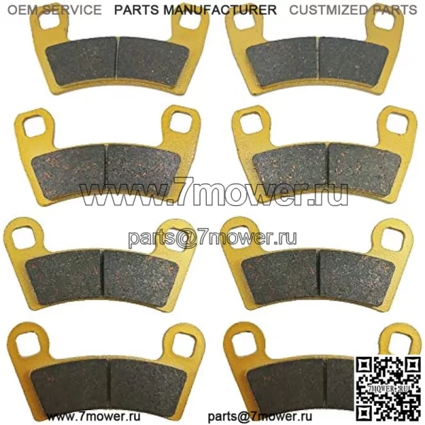 Traild Polaris RZR S 900/RZR Trail S 900/RZR Trail 900 2015-2022 Комплект керамических тормозных колодок передних и задних - Image 2