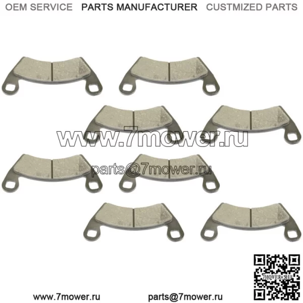 Передние и задние тормозные колодки для Polaris RZR XP 1000 2014-2020 / 2203747 2205949 (для: Polaris)
