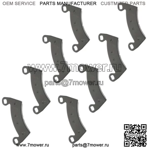Передние и задние тормозные колодки для Polaris RZR XP 1000 2014-2020 / 2203747 2205949 (для: Polaris) - Image 5