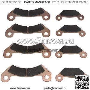 (2) Передняя и задняя тормозная колодка для A3 T Military 4x4 HPX615E HPX815E John Deere Gator