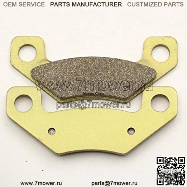 Передние и задние тормозные колодки для John Deere TX Gator Utility Turf 4PX Gator 9345 2004-2005 - HPX Gator 9446 2004-2008 - 4x2 4x4 Petrol Trail 2010-2011 - SN040000 2010 FA398FR MC0420 - Image 2