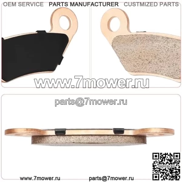 Спеченные передние и задние тормозные колодки для John Deere Gator XUV 620i 850D TX HPX 615E 815E газового дизельного двигателя OEM # AM141182 - Image 3