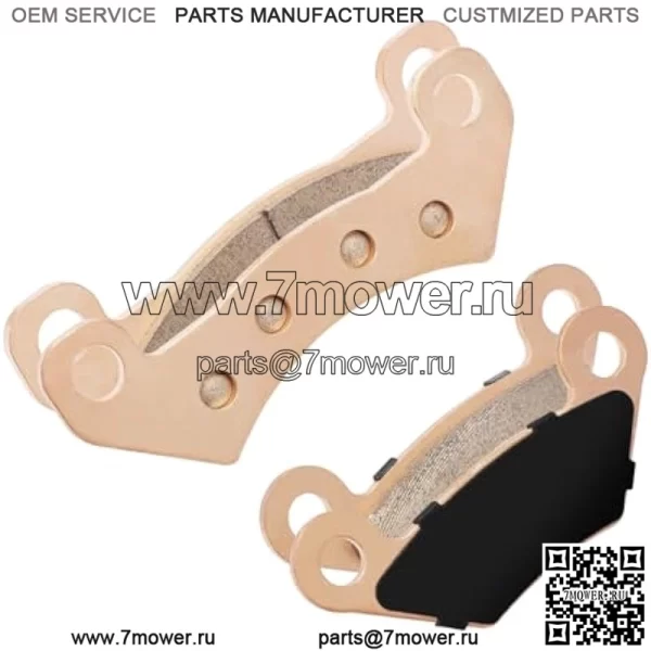 Передние и задние тормозные колодки спеченные для John Deere Gator XUV 625i 825i 825E 825M 855D 855E 855M OEM# AM140607 AM141182 - Image 4