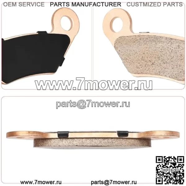 Передние и задние тормозные колодки спеченные для John Deere Gator XUV 625i 825i 825E 825M 855D 855E 855M OEM# AM140607 AM141182 - Image 5
