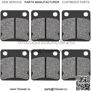 Тормозные колодки для Yamaha Grizzly 400 450 YFM400 YFM450 Wolverine Kodiak Big Bear YFZ350 Kodiak 1995-2009 1999-2006 2000-2012 2007-2013 (3 шт.)