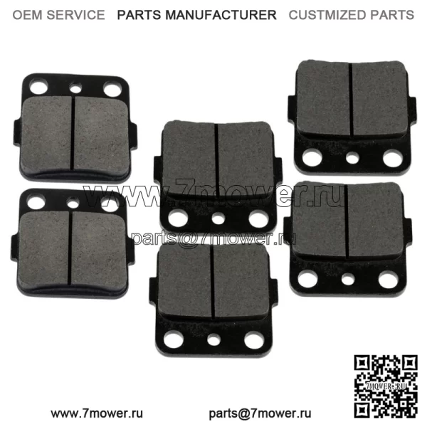Передние и задние тормозные колодки для Honda TRX250X TRX 250 X Fourtrax 1987 1988 1989-1992 (Для: Honda) - Image 4