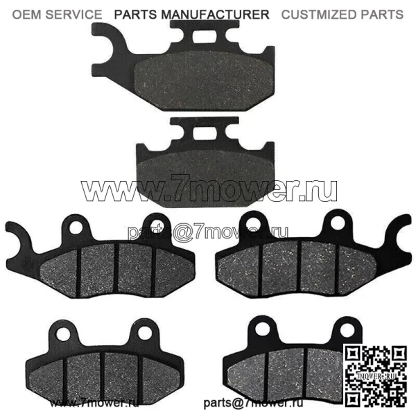 Передние и задние тормозные колодки для Yamaha Rhino 660 4X4 YXR660 YXR 660 2004-2007 (подходит: Yamaha Rhino 660)