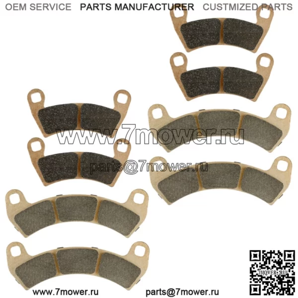 Передние и задние тормозные колодки для Polaris RZR XP Turbo/RZR XP 4 Turbo 2016–2021 гг. - Image 4