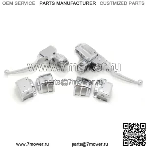 Хромированный комплект управления рулем тормозной муфты 15 мм 2007-2013 Harley Touring Dresser (для: Harley-Davidson)