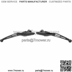 Пара ручных рычагов  с черными прорезями и широкими лезвиями Harley Touring 17-20 (для: Harley-Davidson)