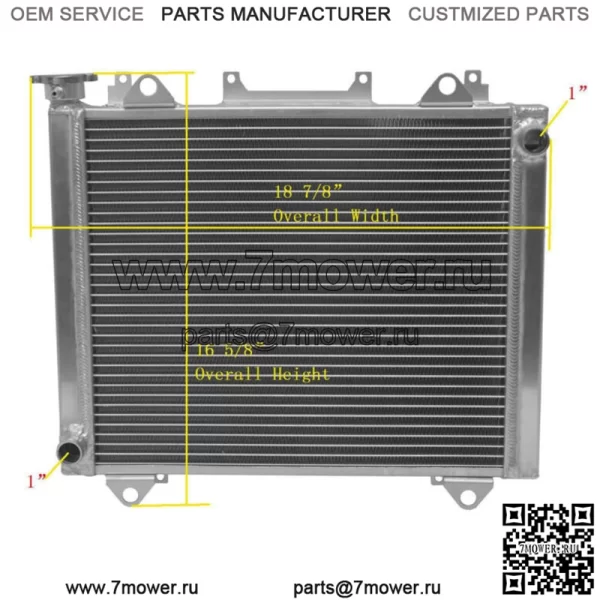 Полностью алюминиевый радиатор для Kawasaki Teryx 800 KRF800/Teryx4 800 KRT800 2014-2021 гг. (Для: более одного автомобиля) - Image 2