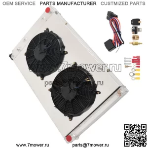 Для грузовика GMC Chevy C/K C10 C20 C30 K10/20 1973-1987 годов CC716, 3 ряда, радиатор и вентилятор